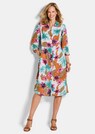 Hemdblusenkleid mit Leo Print und Blumen thumbnail 1