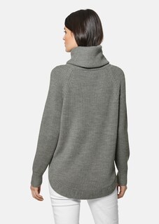 Capuchon jumper in rib knit thumbnail 3