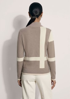 Pullover mit Colorblocking-Muster thumbnail 3