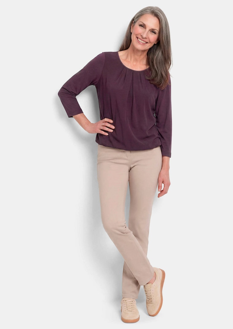 Gepflegtes Shirt in eleganter Blusen-Optik
