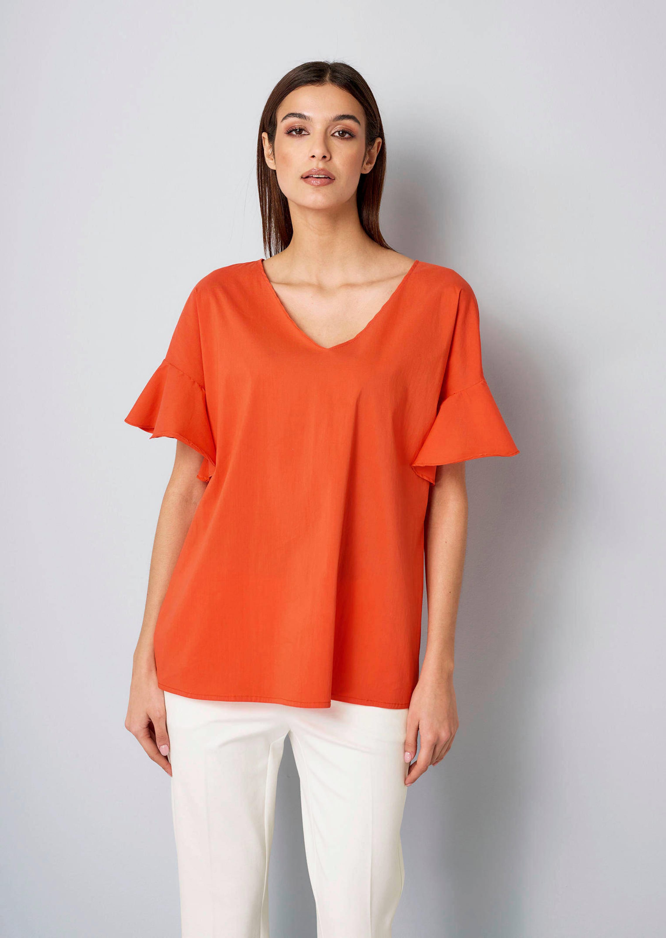 Bluse mit V-Ausschnitt