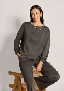 Sweatshirt mit modischem Prägedruck thumbnail 3