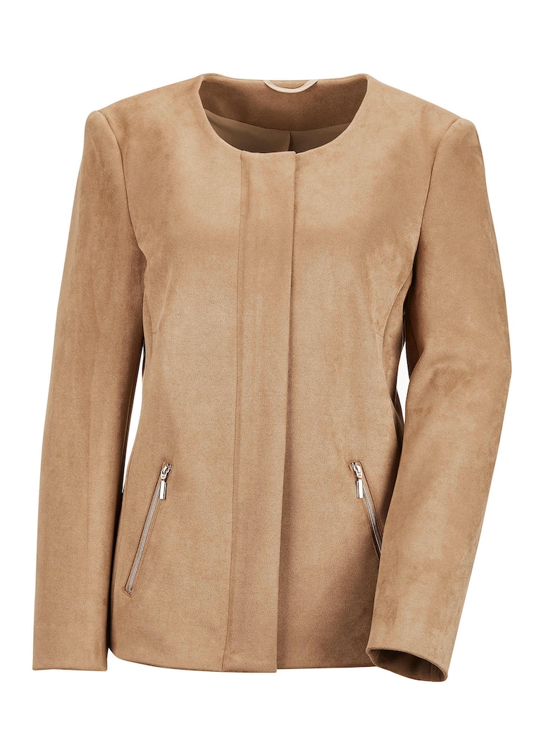 Veste toucher velours