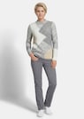 Tricot pullover met intarsiapatroon thumbnail 2