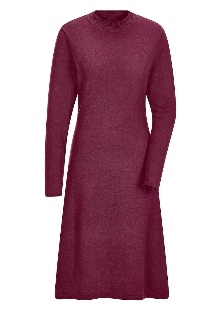 Strickkleid in femininer A-Linie