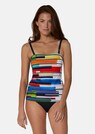 Féraud – Bandeau-Tankini mit Grafik-Print thumbnail 1