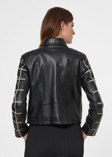 Veste. Cuir nappa d'agneau thumbnail 3