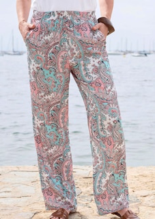 Gemusterte Hose im Paisley-Dessin thumbnail 7