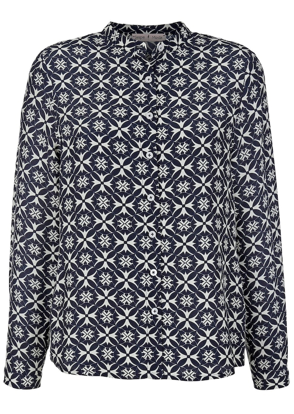 Bluse mit grafischem Druck 5