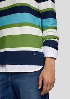 Strickpullover mit Blockstreifen thumbnail 5