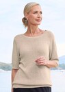 Pull en maille ruban à effet climatisant naturel thumbnail 7