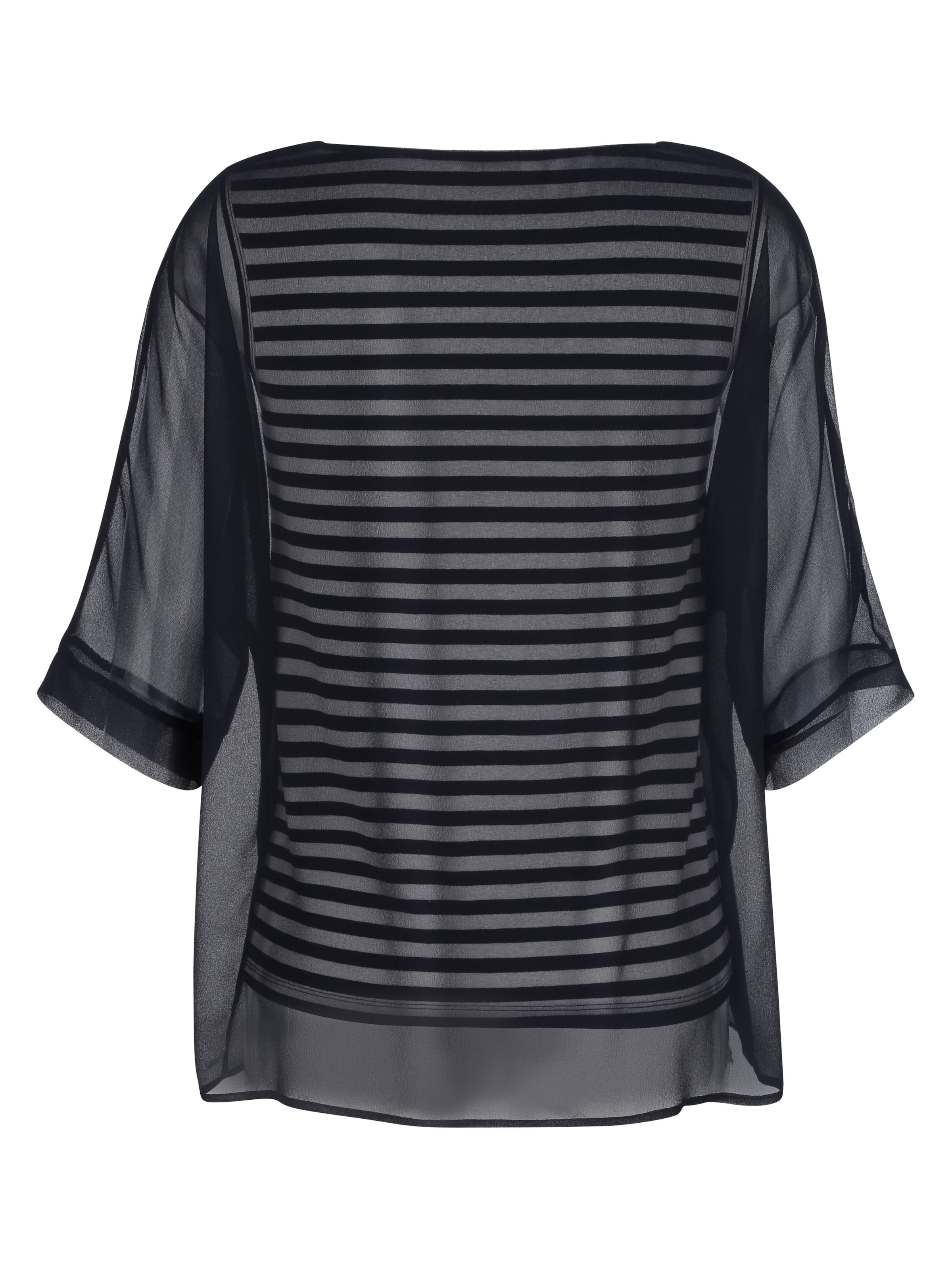 Bluse in Streifendessin