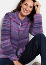 Strickjacke mit Multicolor Ringeloptik thumbnail 4