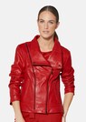 Biker-Jacke aus geprägtem Lammnappa-Leder thumbnail 1