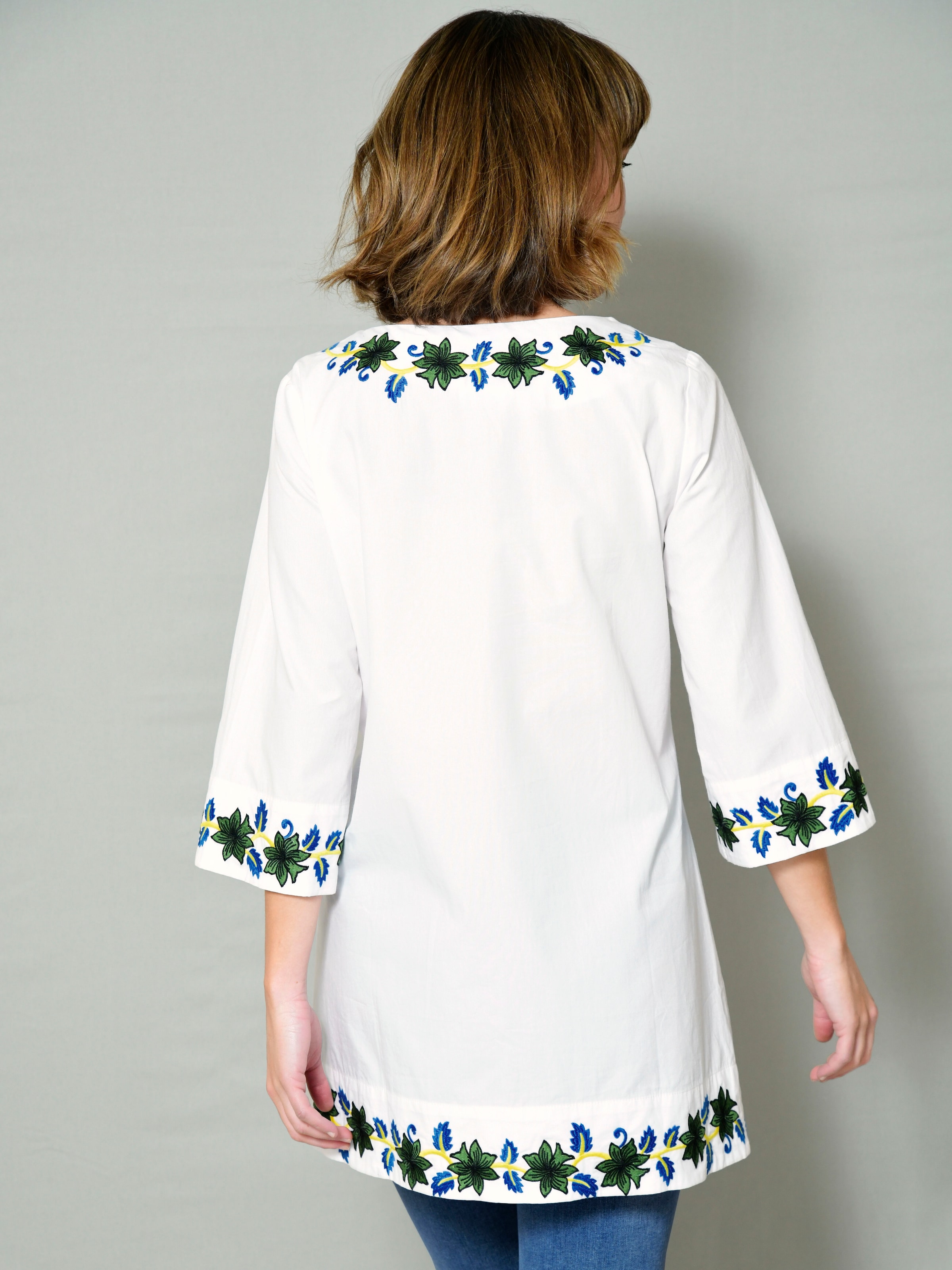 Tunika mit dekorativer Stickerei 2