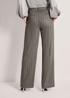 Weite Bundfaltenhose mit Nadelstreifen thumbnail 3