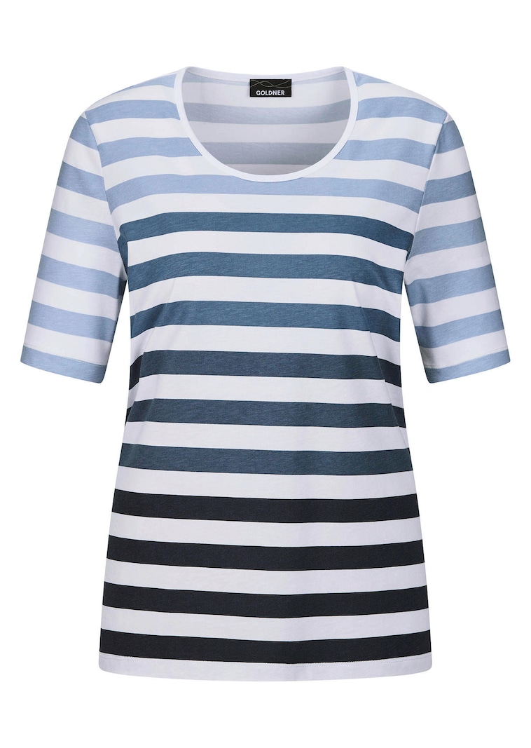 Katoenjersey met strepen