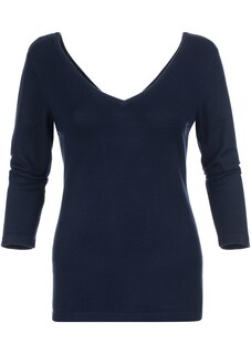 Knitted jumper with low-cut back thumbnail 1