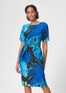 Printed sheath dress with short sleeves thumbnail 1
