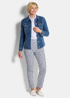Bengalinhose LOUISA mit Streifen und Blumen thumbnail 2