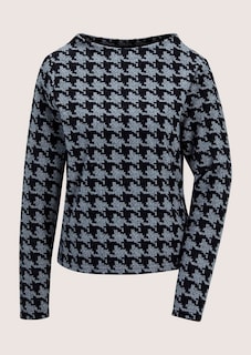Sweatshirt im Hahnentritt-Design thumbnail 6