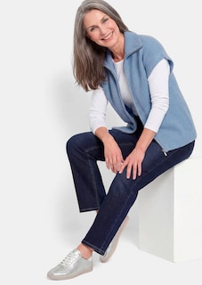 Tricot vest met ritssluiting thumbnail 3