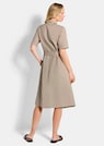 Safarikleid aus Baumwolle und Leinen thumbnail 3