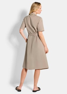 Safarikleid aus Baumwolle und Leinen thumbnail 3