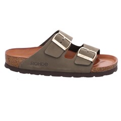 Leren slippers met riempjes thumbnail 5