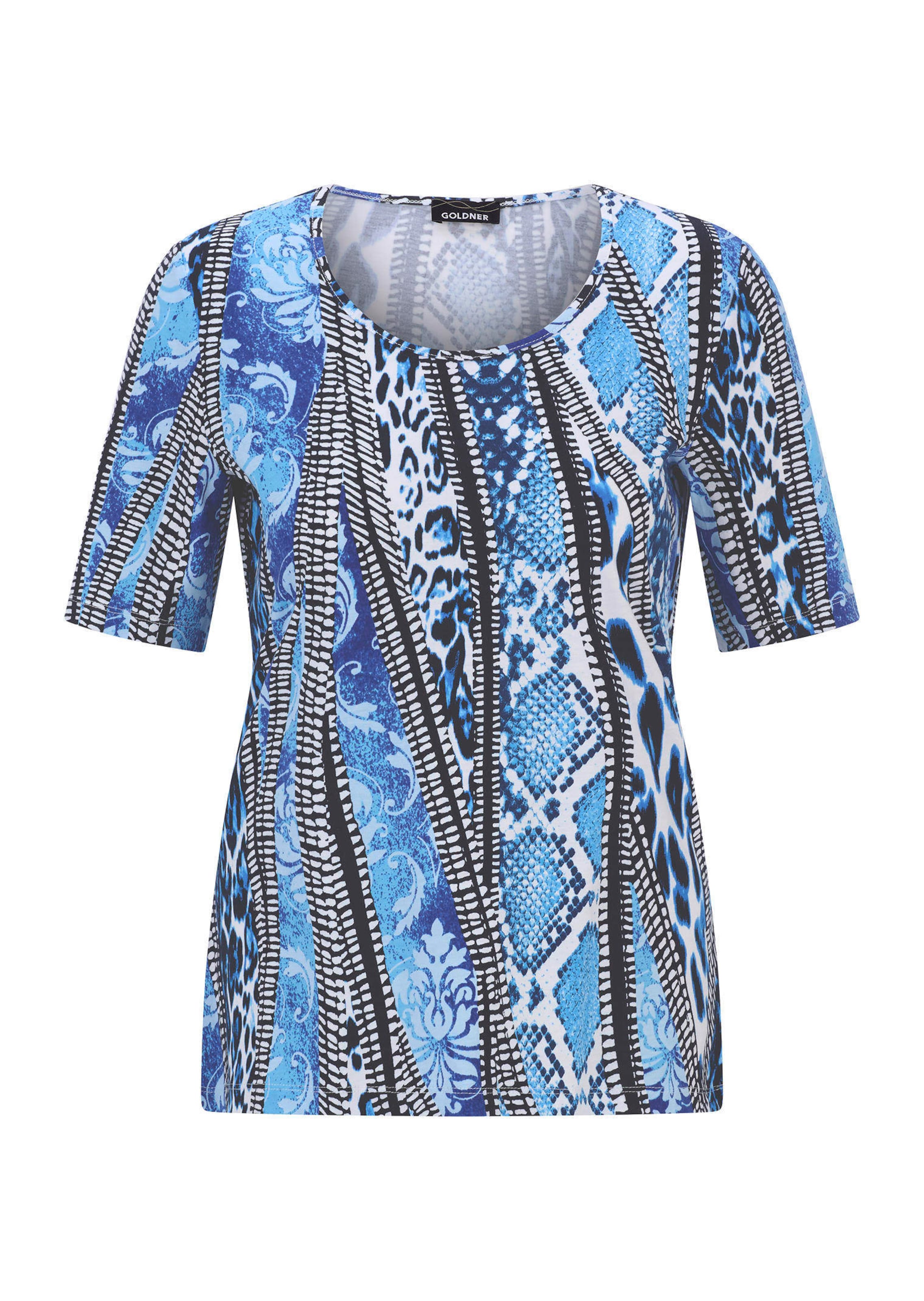 T-shirt en coton avec un mélange de motifs animaliers