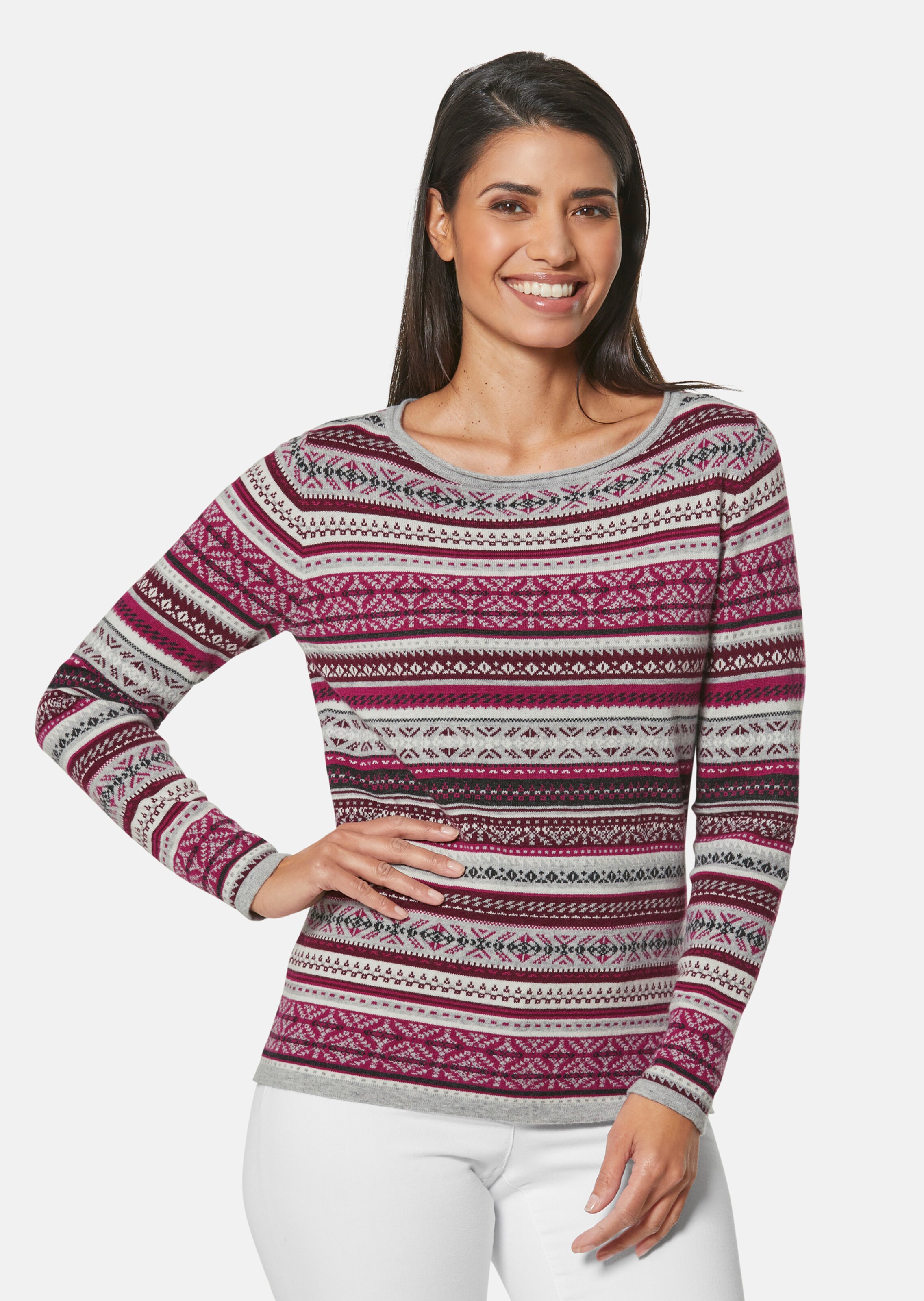 Jacquardpullover