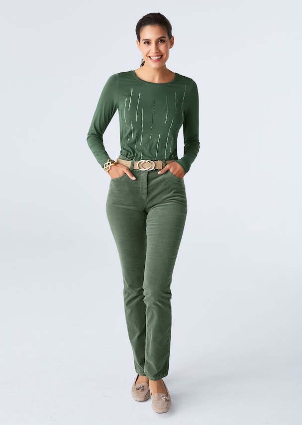 Shirt mit Pailletten 1