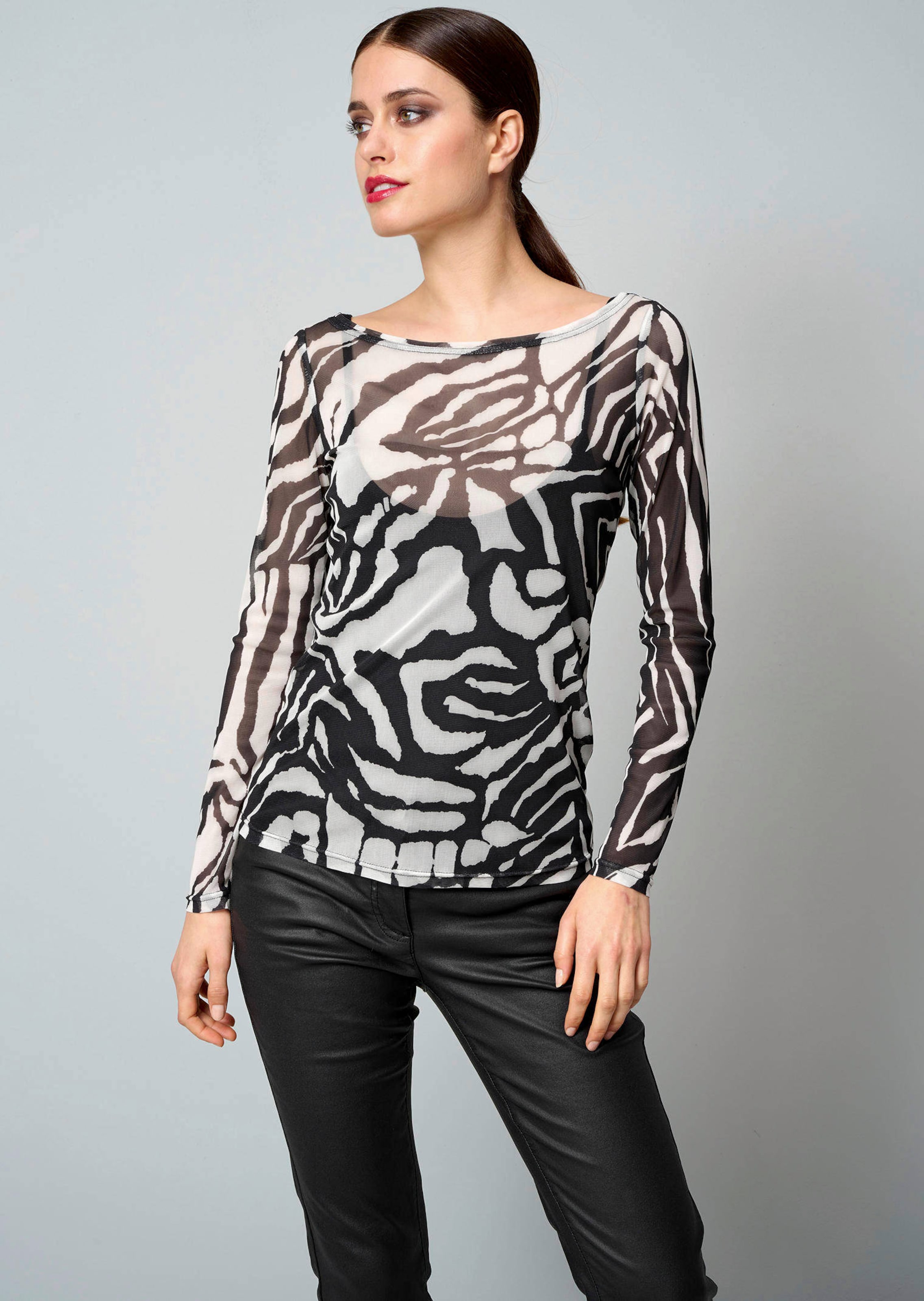 Shirt mit Allover Print