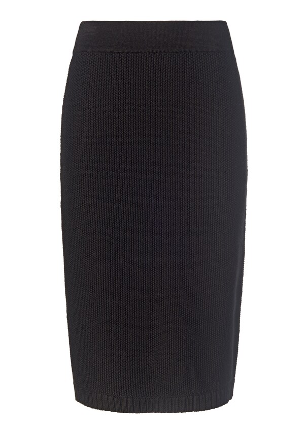 Knee-length knitted skirt 5