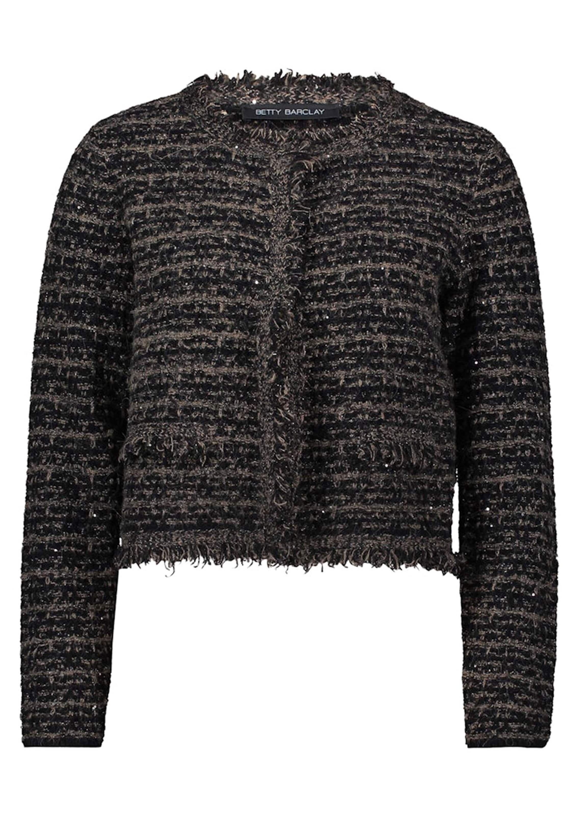 Verkürzter Cardigan mit Pailletten