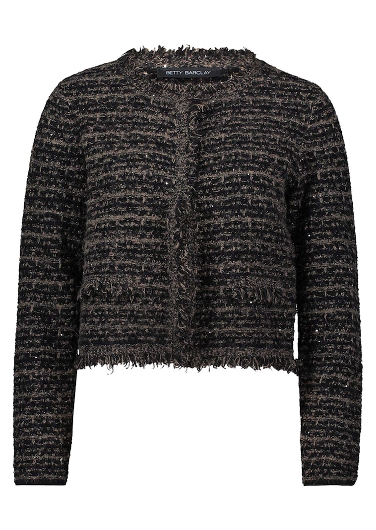 Cardigan coupe courte orné de paillettes
