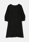 Schwungvolles Plissee-Kleid – unifarben oder bedruckt thumbnail 1