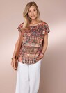 Ultraleichte Druckbluse aus reiner Baumwolle thumbnail 7
