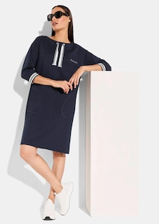 Jersey-Kleid mit Stehkragen thumbnail 3