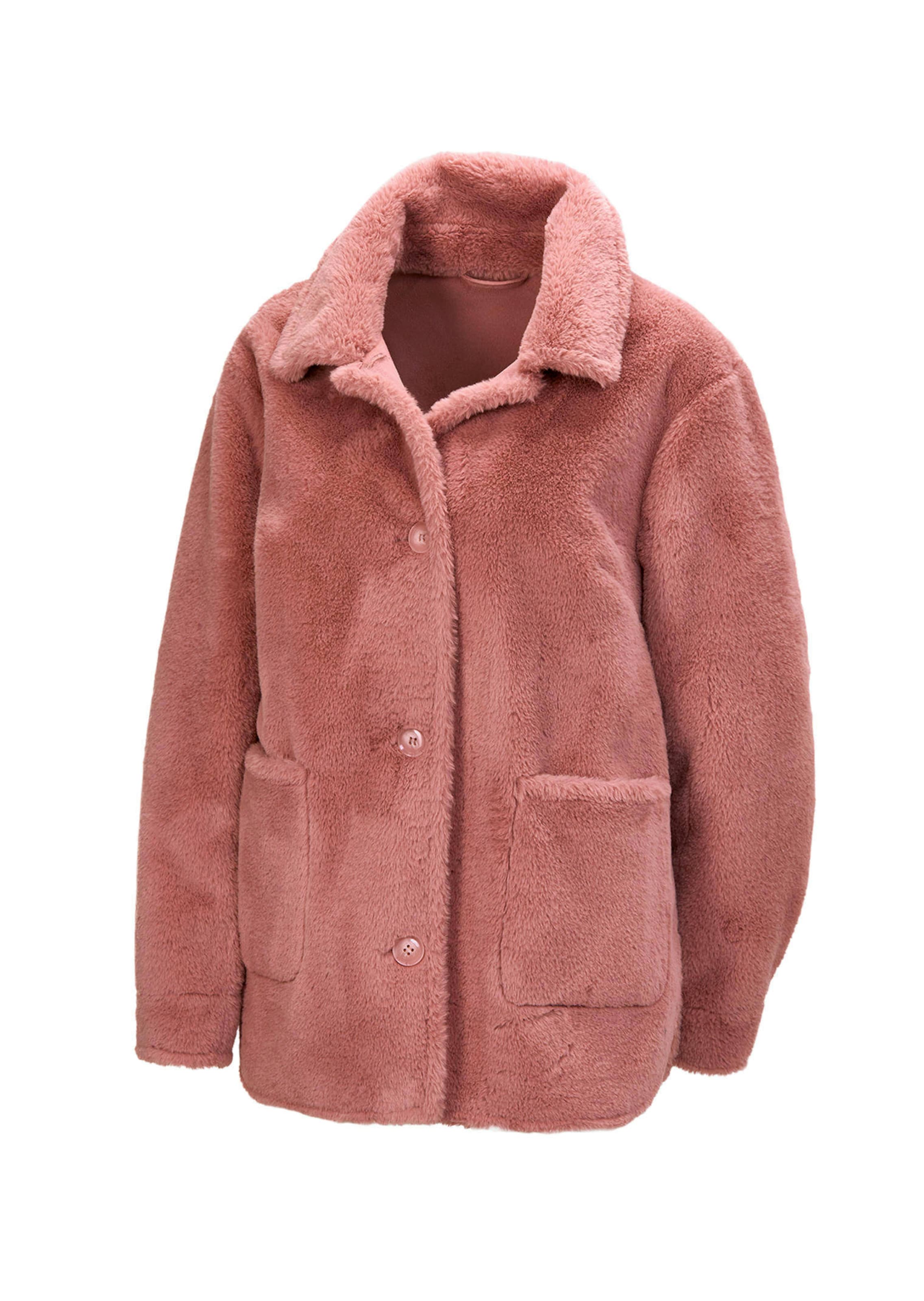 Luxuriöse Fellimitatjacke