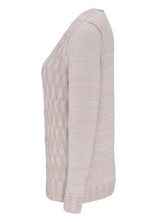 Stilvoller Jacquardpullover in schöner Melange-Optik thumbnail 4