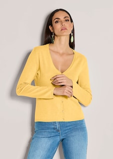 Feinstrick-Cardigan mit Modal thumbnail 1