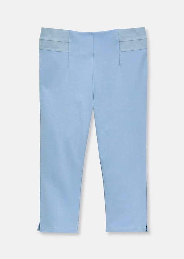 Slim jersey trousers in capri style 5