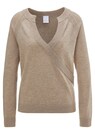 Strickpullover in Wickeloptik thumbnail 1