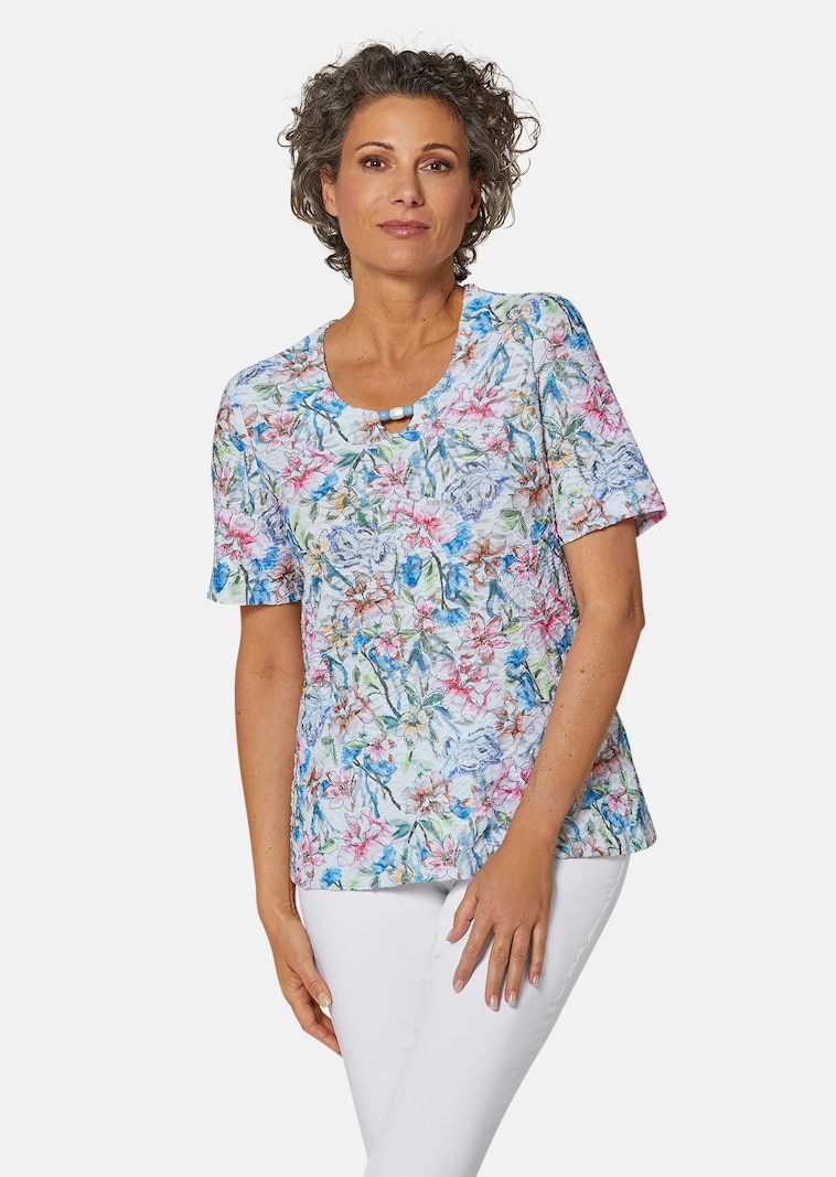 Fascinerend shirt met etskant