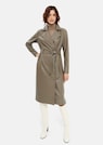 Mantelkleid aus hochwertigem Lederimitat thumbnail 2