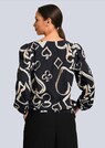 Bluse mit voluminösen Puffärmeln thumbnail 3