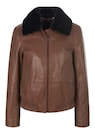 Leder-Blouson mit abnehmbarem Fake-Fur-Kragen thumbnail 6