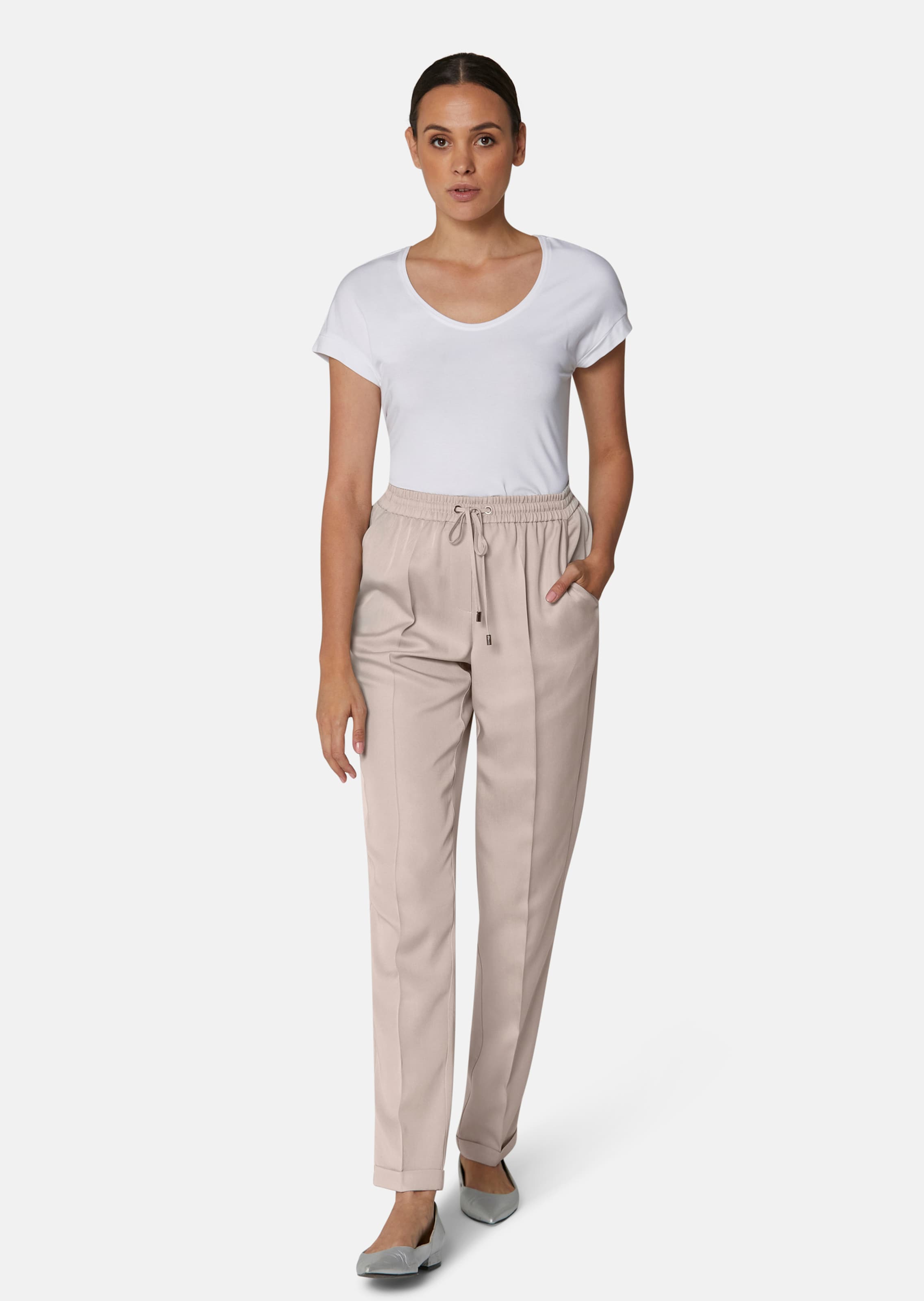 slip-on trousers Myha beige by OPUS | shop your favourites online