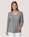 Pullover van kasjmier met V-hals thumbnail 1